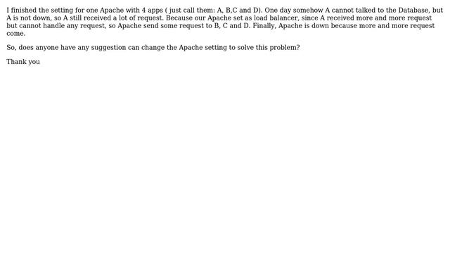 DevOps & SysAdmins: Apache load balancer down because one of app cannot connect to database смотреть онлайн
