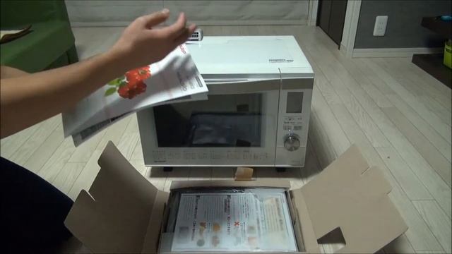 シャープ ウォーターオーブン ヘルシオ AX-MX3-W 開封動画 смотреть онлайн