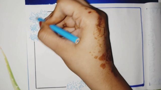 Water theme based Corner & Border Designs for School Projects смотреть онлайн