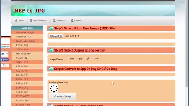 Convert NEF to JPG FREE Online смотреть онлайн
