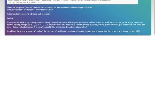 Unsupported URL error for a cdvfile:// смотреть онлайн