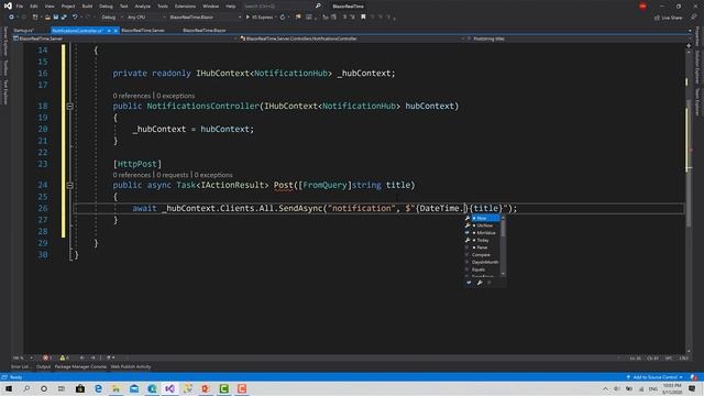SignalR & Real-Time in Blazor Webassembly & ASP.NET Core API [Blazor Topics] | AK Academy смотреть онлайн