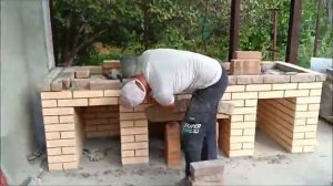 Мангал из кирпича своими руками