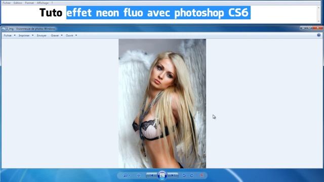 Tuto effet néon fluo, phosphorescent avec photoshop CS6 смотреть онлайн