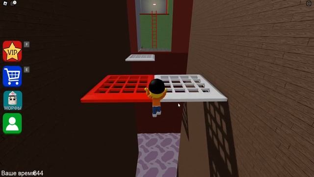 ПОБЕГ от МАЛЫШ СПИКЕР ВУМЕН БАРРИ СКИБИДИ СПРЯТАЛСЯ В ROBLOX смотреть онлайн