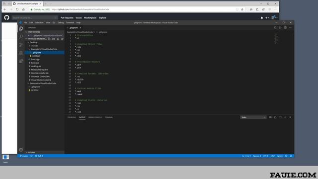 Visual Studio Code with Github integration смотреть онлайн