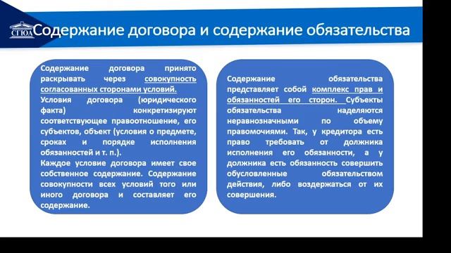 Тема Общие положения о договоре смотреть онлайн