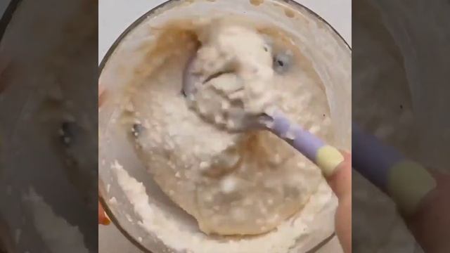 Творожные вафли с чёрной смородиной