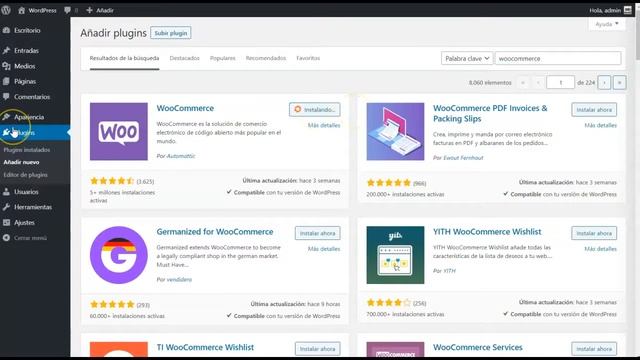 Instalación de WooCommerce para WordPress смотреть онлайн