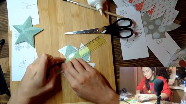 Russian Christmas Vocabulary Paper craft for decorating смотреть онлайн