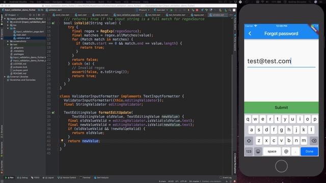 Flutter: Input Validation with RegExp смотреть онлайн