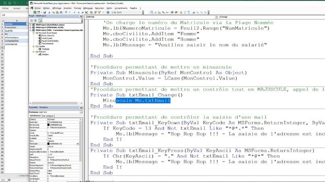 VBA - Formulaire Saisie Expertise - Format des Champs смотреть онлайн