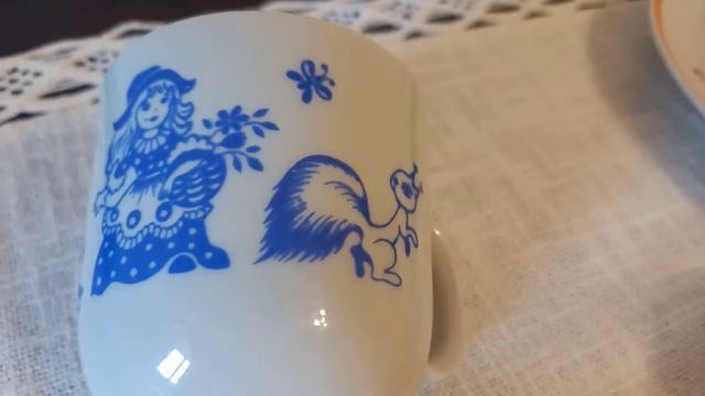 С МУСОРКИ ФАРФОР// Детская посуда СССР//#посуда_на_мусорке