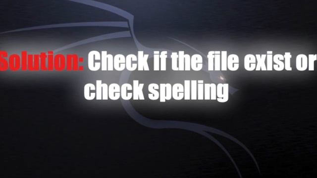 Kali Linux: No such file or directory - how to fix 2023 смотреть онлайн