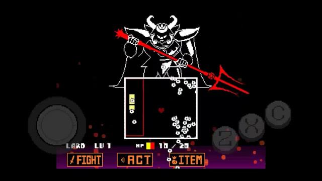 Undertale android | Batalha contra Asgore: Rota neutra смотреть онлайн