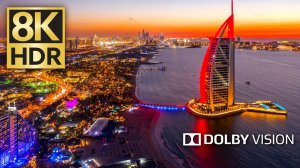 Красивый ночной город DOLBY VISION 8K HDR 120fps