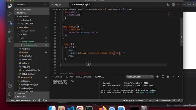 VueJS vs ReactJS - Reactive Input смотреть онлайн