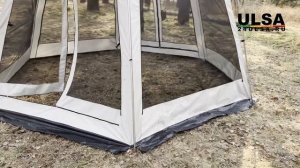 Обзор шестиугольный шатер Lanyu 1629 от магазина 24ULSA.RU в Красноярске, шестигранная беседка тент