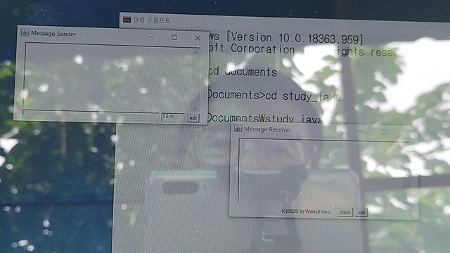 Java program (Multicast Sender & Receiver Window) смотреть онлайн