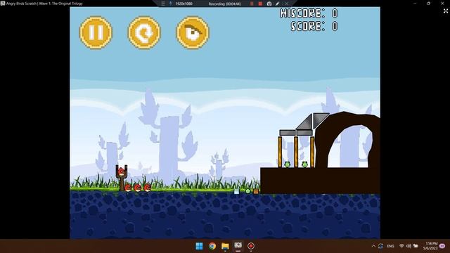 Angry Birds Scratch by Game-Wolf-Studios Gameplay смотреть онлайн