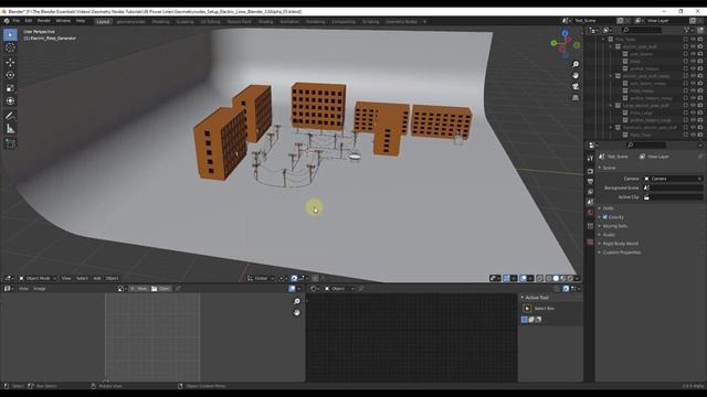 THIS is What Geometry Nodes Should Be! AWESOME Power Line Generator Node! смотреть онлайн
