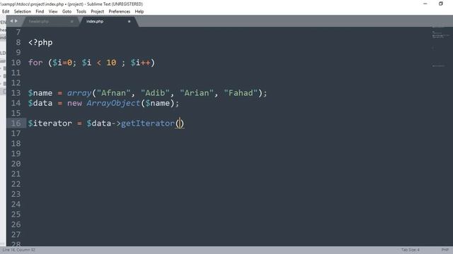 PHP OOP Fundamental -25 (PHP ArrayObject) смотреть онлайн