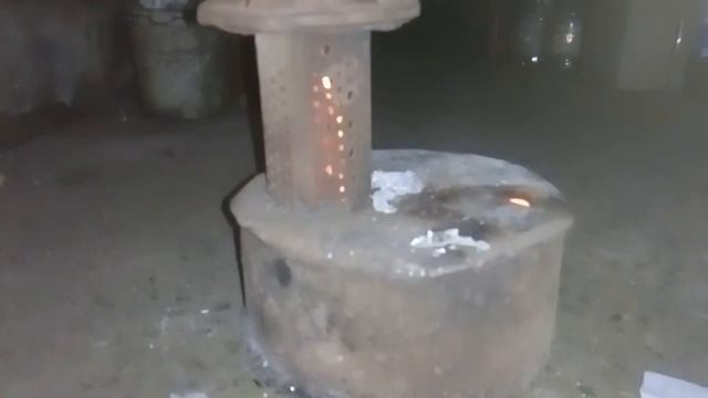 Мини печь на отработке! смотреть онлайн