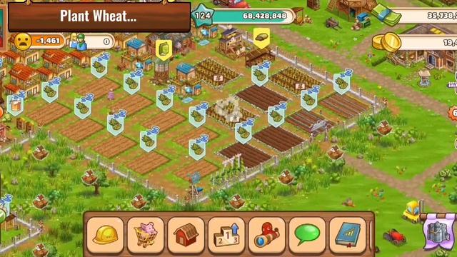 Big Farm Mobile Harvest / +160 Happiness / Multiple Levels / Train / Temping / Android gameplay смотреть онлайн