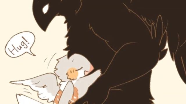 Blind bird and Crow 6 "Hug" comic | of pegu2726 смотреть онлайн