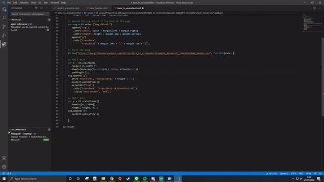 Menambahkan Animasi Sederhana Pada Pembuatan Barplot Menggunakan D3JS смотреть онлайн