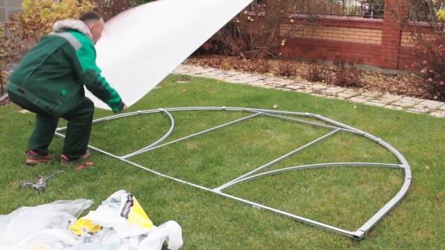 Сборка и установка теплицы "Гамма-3" от компании "Воля" смотреть онлайн