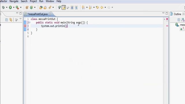 Java lesson 2: First Program смотреть онлайн