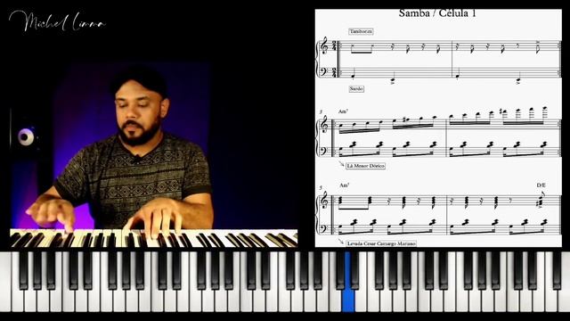 Como tocar Samba ao Piano смотреть онлайн