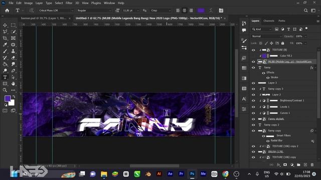 YOUTUBE BANNER MOBILE LEGENDS FANNY SKYLARK FREE DOWNLOAD FILE PNG & PSD [ PHOTOSHOP V.3 ] смотреть онлайн