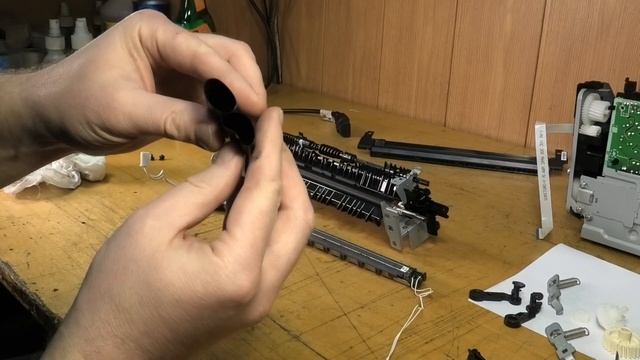 HP LJ Pro M15a — небольшой обзор принтера. Что внтури? смотреть онлайн
