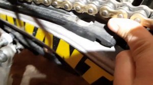 Авантис эндуро 250. Решение проблемы с цепью.