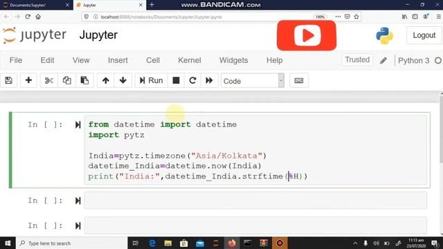 How to create a world clock in python|Python tutorials смотреть онлайн
