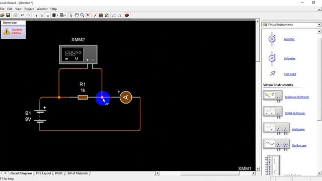 Timer 555 in Circuit wizard смотреть онлайн