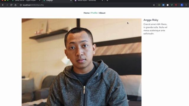 Modifikasi Profile Dengan Scope CSS — Vue JS Tutorial смотреть онлайн
