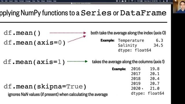 Lesson 9, Part 2: Pandas - DataFrame objects, CSV files смотреть онлайн