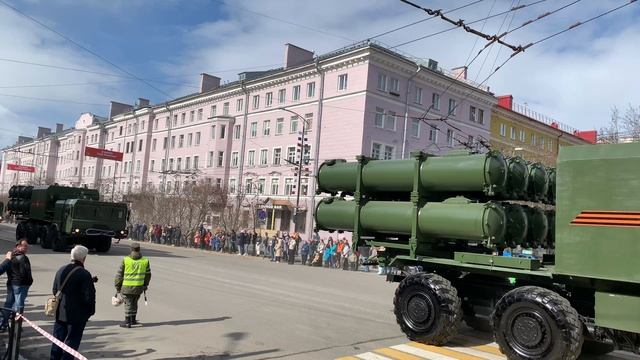Парад 9 мая 2022 г. Мурманск
