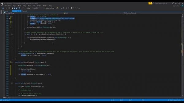 Make Minecraft in Unity 3D Tutorial - 07 - Chunk Optimisation and Debug Screen