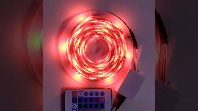 RGB Multi LED Strip LightLED STRIP LIGHTS-16ft SMD 2835 RGB Strip Light with 24 Key Remote Controle смотреть онлайн