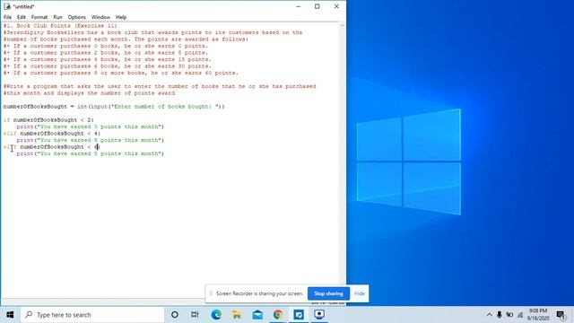 Python #10- Book Club Points смотреть онлайн
