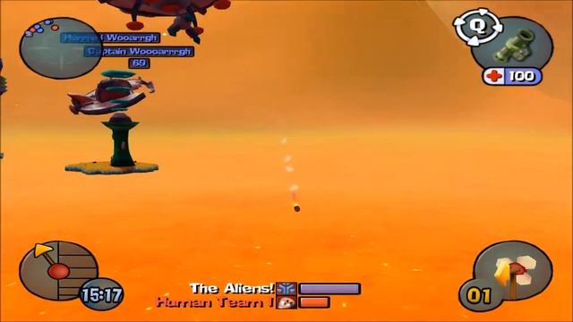 Worms 3D - Space Invaders (HD) смотреть онлайн