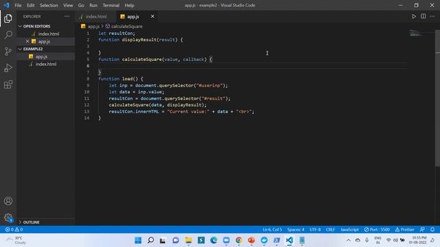 Callback Function Example in JavaScript (Hindi) смотреть онлайн