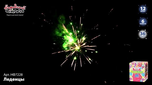 Фейерверк НФ7228 "Леденцы" (1,2" х 36 залпов) смотреть онлайн
