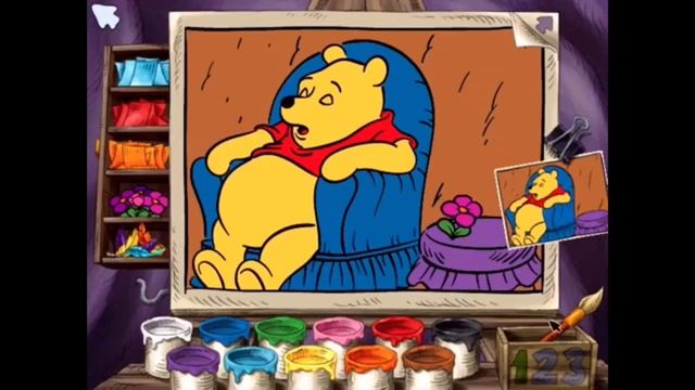 Disney (Winnie The Pooh Preschool ) Игра Винни-Пух 1999 г Обзор