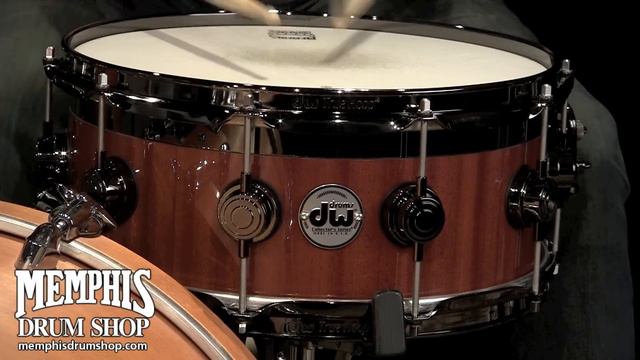 DW 14 x 6 Collector's Series Top Edge Maple/Mahogany Snare Drum with MAG Throw-Off смотреть онлайн