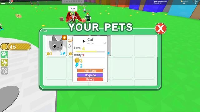 Шок! Red Cat нашел свою семью | Pet Simulator Roblox | Петс симулятор (симулятор питомцев) смотреть онлайн
